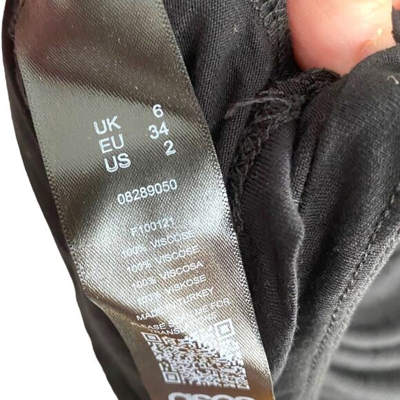 ASOS Maternity v-neck oversized top with tank Nursing ? black, US 2 NWT NEW - Picture 5 of 6